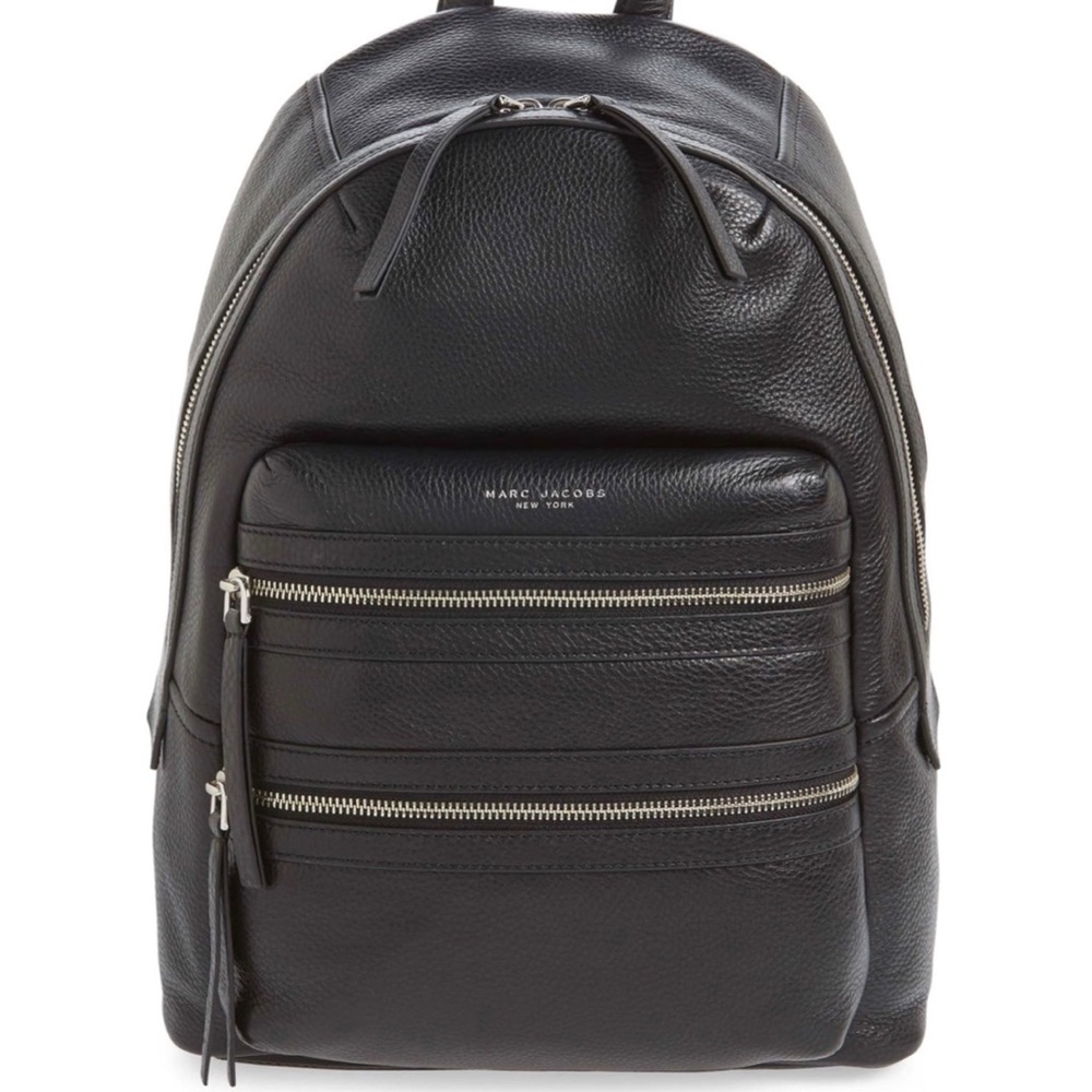 Marc Jacobs Large Biker Leather Backpack